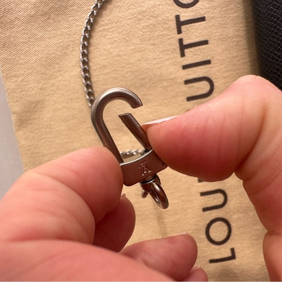 LOUIS VUITTON Long Wallet Taiga Portefeuille Accordion M30992 Ardoise - Picture 10 of 11